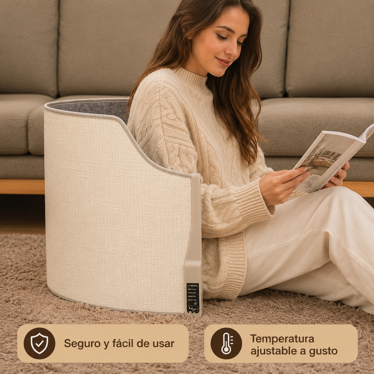 Calorix™ - Calentador eléctrico de pies