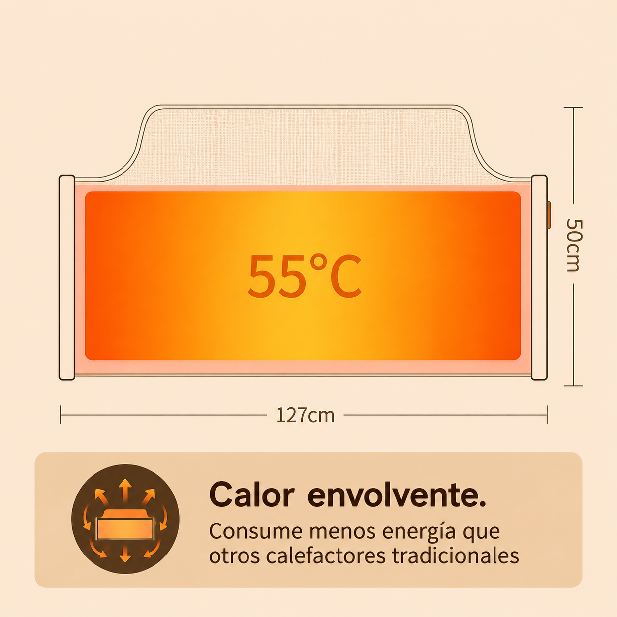 Calorix™ - Calentador eléctrico de pies