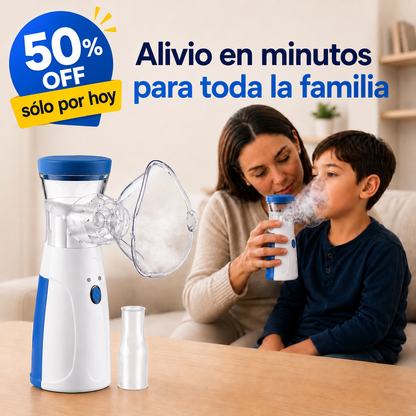 Nebulizador portátil para niños y adultos