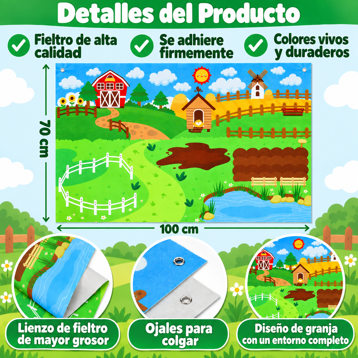 50% OFF SOLO POR HOY/ ImaginaPlay™ / Tablero didáctico