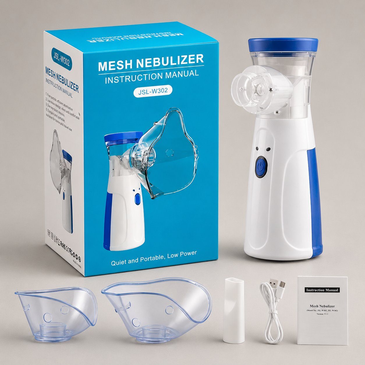 2x1 SOLO POR HOY / RespiraFlex™ / Nebulizador portátil para niños y adultos